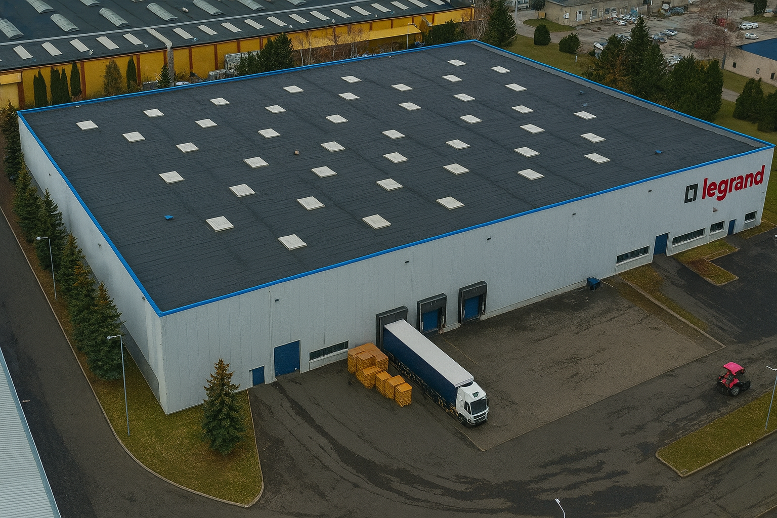 Montaż instalacji tryskaczowej - realizacja Legrand Ząbkowice Śląskie